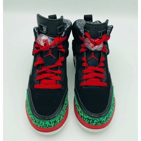 Jordan Spizike Black Varsity Shoe Sz 7 Y - Picture 3 of 9